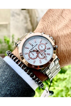 Men's Steel Cord Wristwatch + bracelet prt87 - Daniel Klein