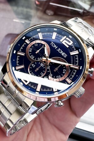 Men's Wristwatch 3 Atm Waterproof Silver Color Steel Cord Bracelet Dkh4133c1 DKH4133 - Tom Jones