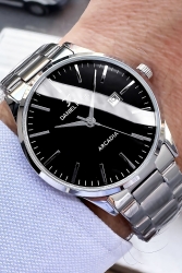 Men's Wristwatch 3 Atm Waterproof Silver Color Steel Strap + Bracelet DKE2056C5 - Daniel Klein
