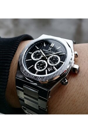 Men's Wristwatch + Bracelet with Gift 3 ATM Waterproof Functions Active Stainless Steel Machine DK. 18. 03. 23. K2 - Daniel Klein