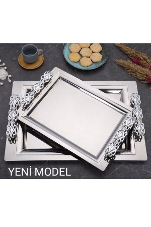 Mercan Perla 2-Piece Treat Serving and Tea Tray MRC02 - ÖZBURAK