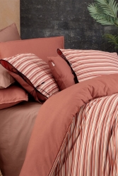 Merida Fancy Poplin Çift Kişilik Nevresim Takımı V1 3163802 - Sarev
