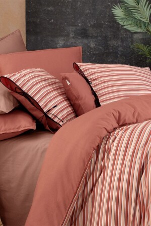 Merida Fancy Poplin Double Duvet Cover Set V1 3163802 - Sarev