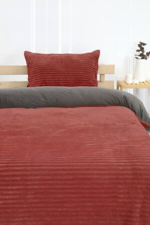 Merinos Corded Plush Single Duvet Cover Set - Tile F1489 - FAVORA