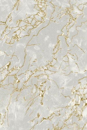Mermer Desenli Gold Damarlı 3d Duvar Kağıdı(5m2) - Wall212