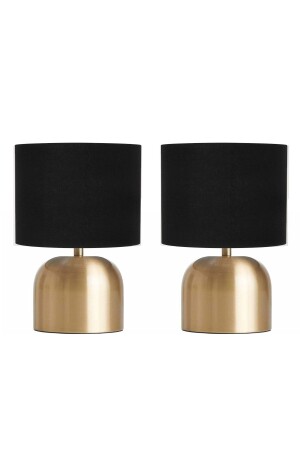 Merry 2 Pieces Modern Metal Leg Fabric Head Table Lamp Lampshade - Trend Avize
