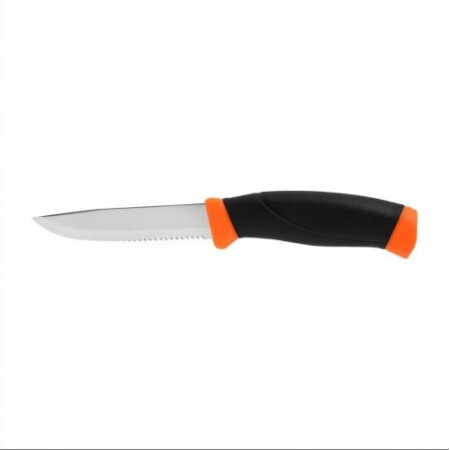 Messer Morakniv Companion F, gezahnt, Edelstahl, orange - Morakniv