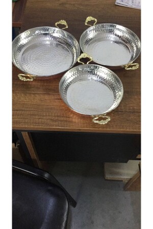 Metal 3-Piece Copper Pan and Sauce Set 52 - DERYA