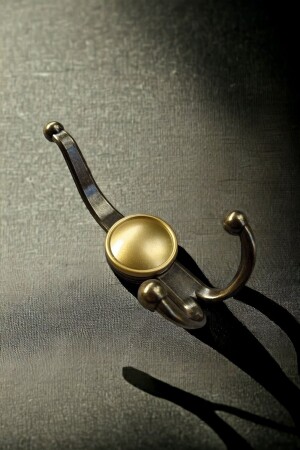 Metal Antique Yellow Large Coat Rack Hanger Behind the Door Hanger Entryway Hanger - Wall Mounted Hanger - Dizayn House