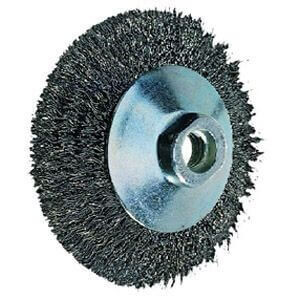 Metal brush 100x10mm PFERD KBU INOX 0.3 M14 - Pferd