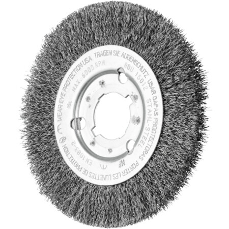Metal brush PFERD RBU 15012/22,2 ST 0,25 - Pferd
