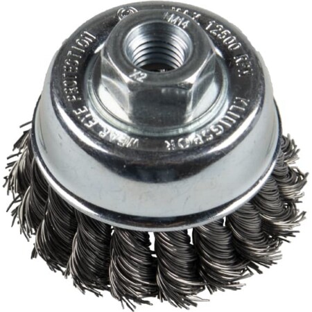 Metal cup brush KLINGSPOR BT 600Z 65/M14 0.5 - Klingspor