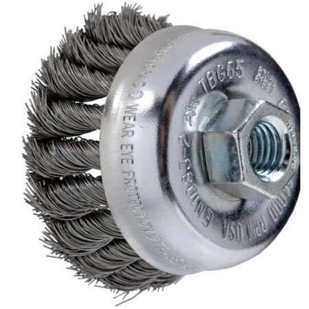 Metal cup brush PFERD TBG Ø65 M14 INOX 0.50 - Pferd