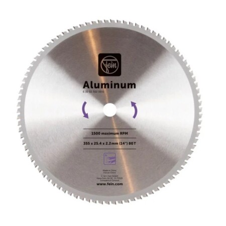 Metal cutting disc FEIN 355x25.4x2.8mm T80 - Fein