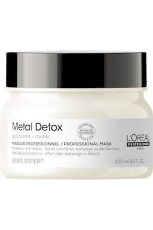قناع مضاد للمعادن من التخلص من المعادن من MNZ-Metal Detox للاستخدام في الشعر المزرق والمعالج مع مضيئ 250ml 30160606AL4 - L'oreal Professionnel