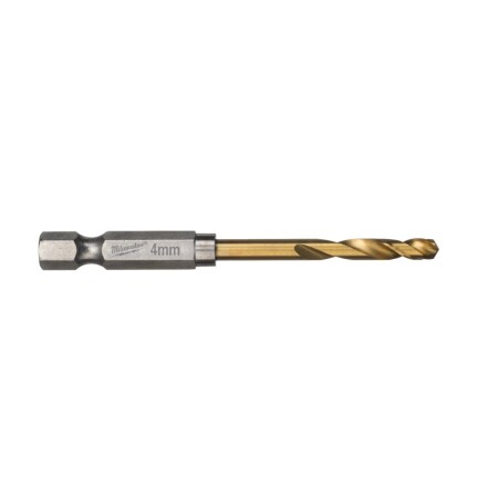 Metal drill bits MILWAUKEE Shockwave HSS-G TIN 4mm, 10pcs. - Milwaukee Accessories