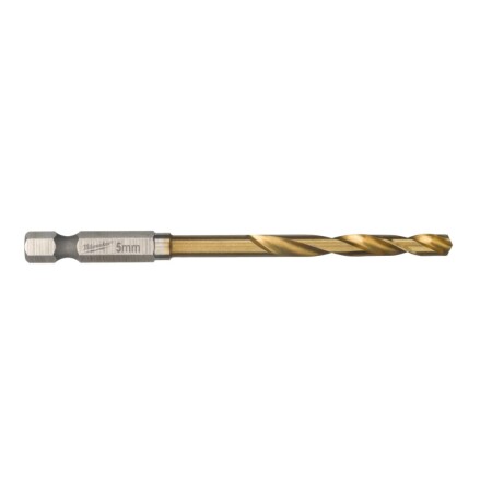 Metal drill bits MILWAUKEE Shockwave HSS-G TIN 5mm, 10pcs. - Milwaukee Accessories