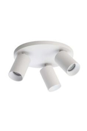 Metal Hareketli Modern Beyaz 3lü Led Spot Avize Günışığı Ampullü ry802148sy - Rsylight