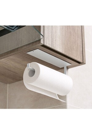 Metal Matte White Paper Roll Towel Holder - Napkin Holder - Genel Markalar