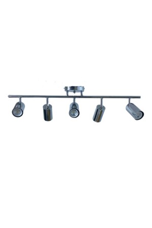 Metal Modern 5 Piece Chrome Plated LED Spotlight Chandelier with White Bulb ry8021213sy - Rsylight