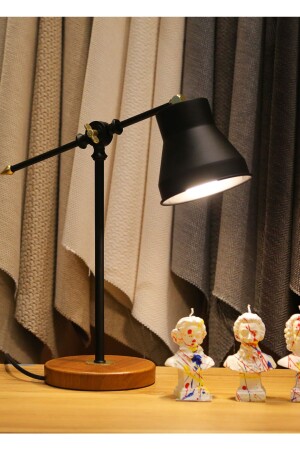 Metal Old Tertiall Classic Study Table Lamp Black Ayd-2778 AYD-2778 - HOMİNG