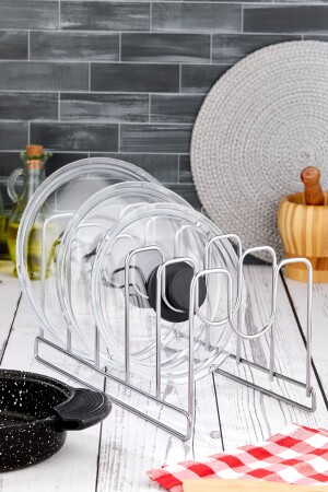 Metal Pan And Pot Lid Organizer - Vipgross