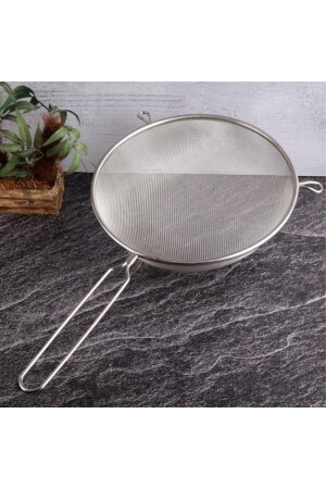 Metal Süzgeç 25 Cm Ince Tel Süzgeç süzgec25cmmetal11 - incirop