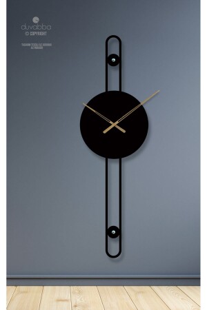 Metal Tall Decorative Wall Clock, Large Size Living Room Wall Clock DVB-B3 - Duvabba