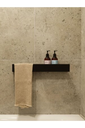 Metal Towel Holder and Soap Holder - Bathroom Organizer - Towel Rack - Bottle Holder meba08-008 - Meba
