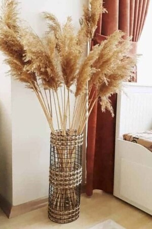 Metal Wire Mesh Braided Design Vase Three Braids Modasepet3orgu50x18-253083 - Zilli Concept