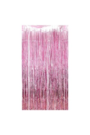 Metalized Background Door Curtain Pink 100x200 cm - Patladı Gitti