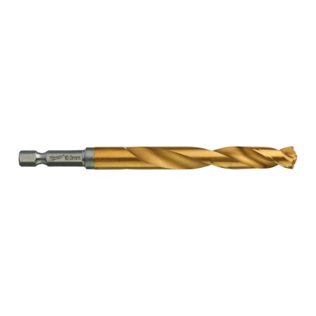 Metallbohrer MILWAUKEE Shockwave HSS-G TIN 10mm, 5 Stück. - Milwaukee Accessories