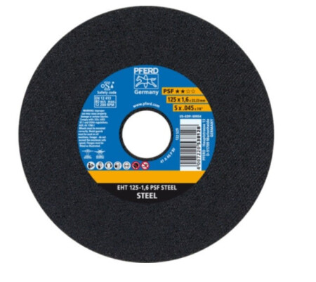 Metalltrennscheibe PFERD EHT 125x1,6mm A46 P PSF - Pferd