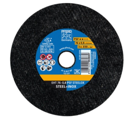 Metalltrennscheibe PFERD EHT76-0,8 A60 P PSF-INOX - Pferd