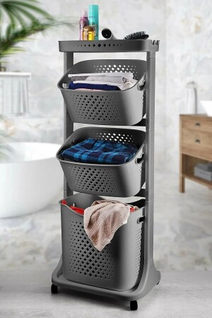 Meticulous Multi-Purpose Organizer (Anthracite) - Titiz Plastik