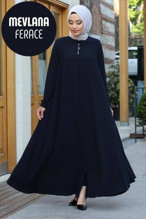 Mevlana Abaya Navy Blue - Asilnur
