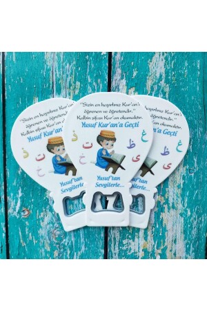 Mevlüt I Passed to the Quran Gift Balloon Magnet Opener 25 Pieces - Evashophediyelik