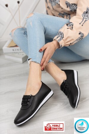 Mevsimlik Ortopedik Günlük Yumuşak Siyah Ayakkabı KSM-SHOES-KSM318 - AYAKKABI BÜYÜSÜ