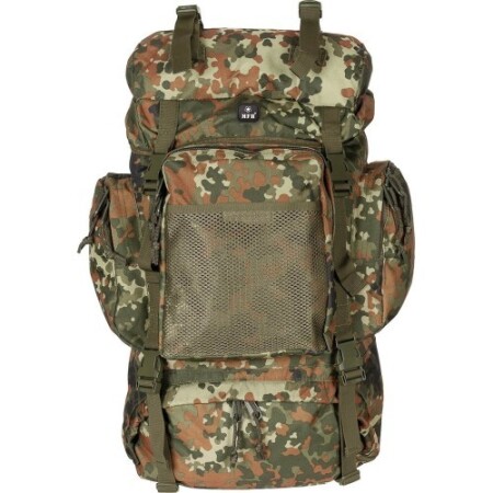 MFH Tactical Sırt Çantası, Siyah Beyaz Kamuflaj, 55 litre - MFH