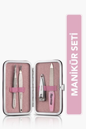 مجموعة من المنيكورات (M.FIL-CUTICLE T. -Tweezers) - مجموعة من المنيكورات - 036 - 8690604598465 0911028 - Flormar