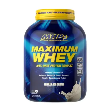 MHP Maximum Whey - 100% Whey Protein (2270 g, Vanilla Ice Cream) - MHP