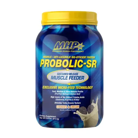 MHP Probolic-SR Muscle Feeding Protein (972 g, Cookies & Cream) - MHP