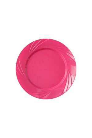 Mica Round Plate Hard Plastic Plate 6 Pieces - Lette