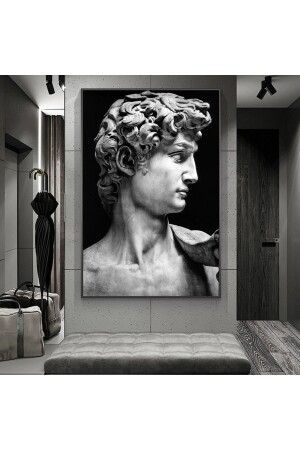 Michelangelo Sculpture Look Canvas Print ALV3231042665 - Piri Kanvas Tablo