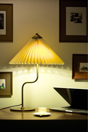 Michigan Aged Matte Gold Metal Lampshade - Cream Cream - Vinner