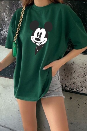 MICKEY MOUSE BEDRUCKTES OVERSIZE-UNISEX-T-SHIRT - Benroma