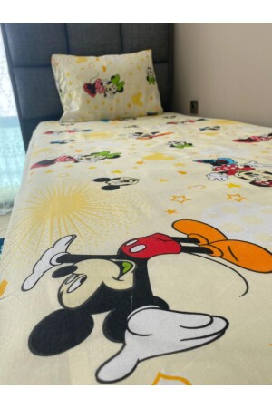 Mickey Mouse single fitted sheet set - Peri Dünyasi