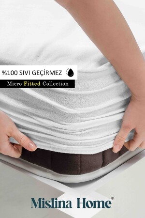 Micro Classic Liquid Wasserdichter Matratzenschoner mit vollem Rand für Babys und Kinder - Mislina Home