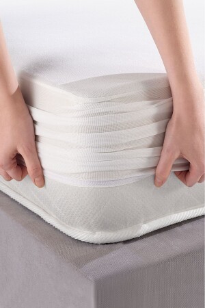 Micro Fitted Full Edge Liquid-proof Mattress Protector Mattress Protector - Çettex
