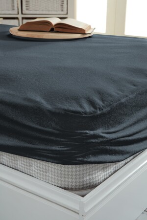 Micro Fitted Full Edge Wasser- und Flüssigkeitsbeständiger Matratzenschoner, Matratzenblatt, Anthrazit, MF009 - Decovilla